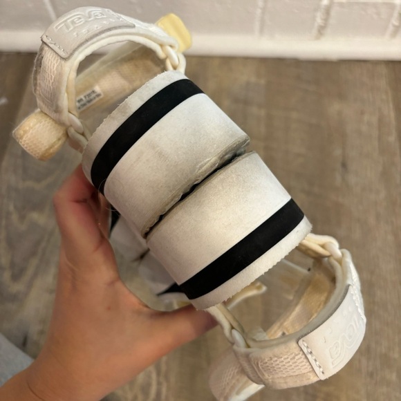 TEVAS platform white sandals - Picture 5 of 7